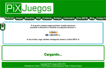 Tablet Screenshot of pixjuegos.com